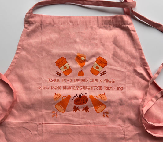 Pumpkin Spice and Reproductive Rights Apron
