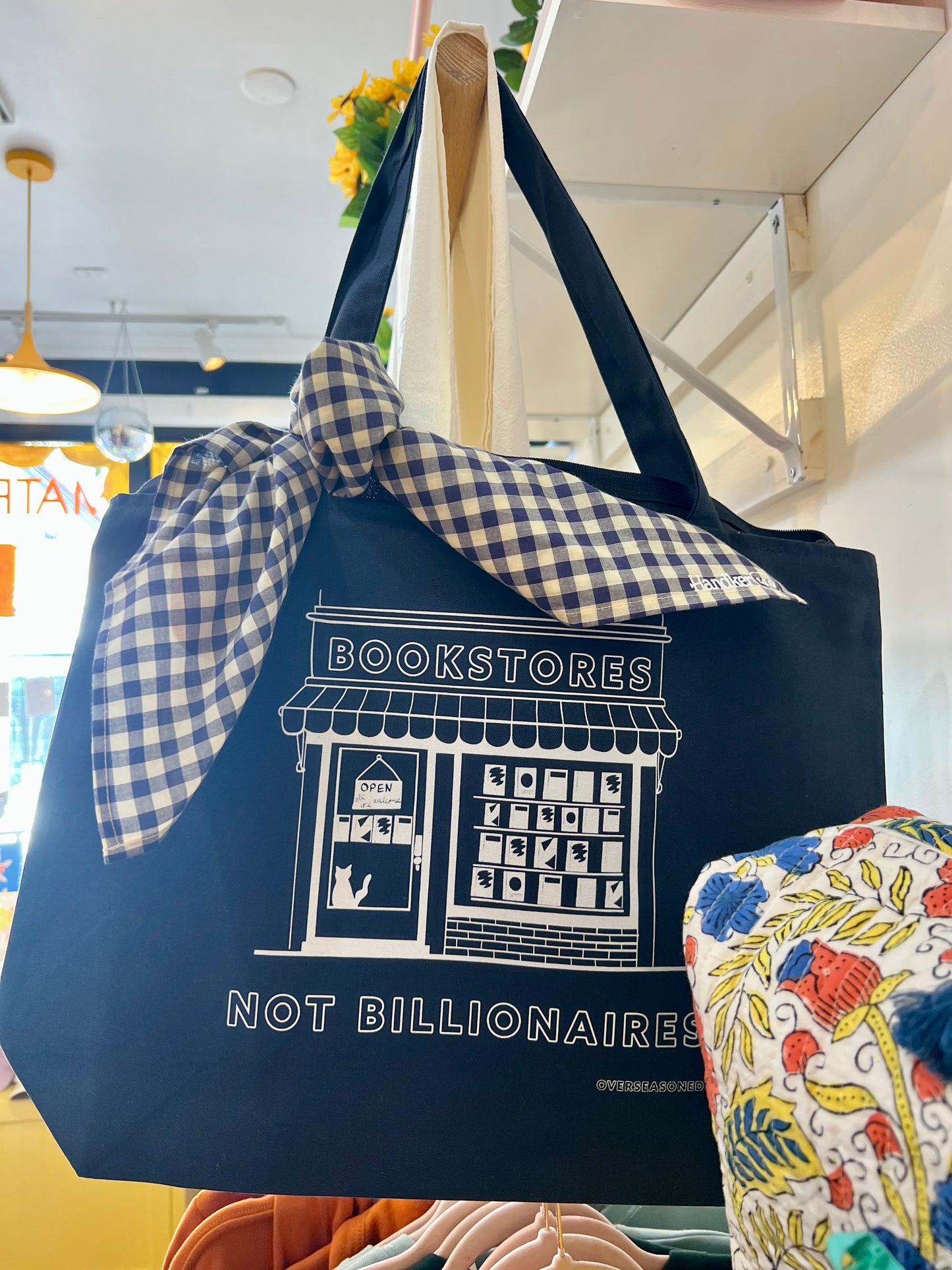 Bookstores Not Billionaires Zipper Tote Bag