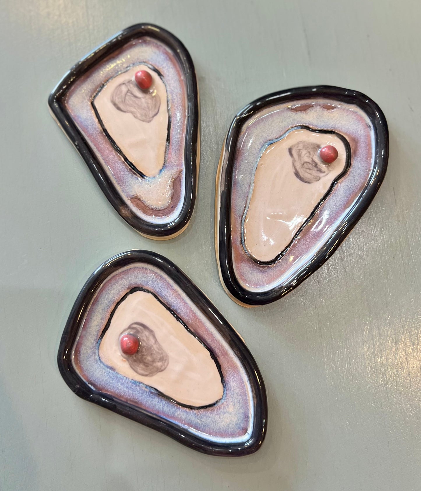 Oyster & Pearl Trinket Dish - East Transit Pottery