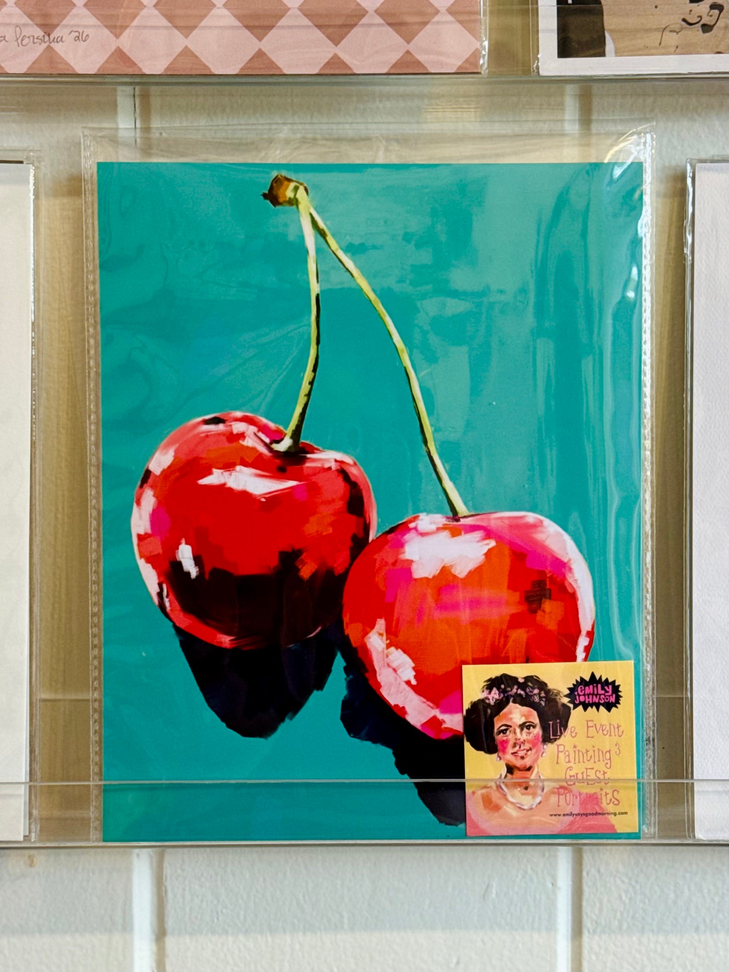 Cherries Art Print - Emily Says Good Morning