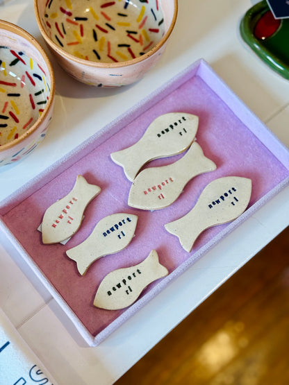Large Fish Magnet - East Transit Pottery