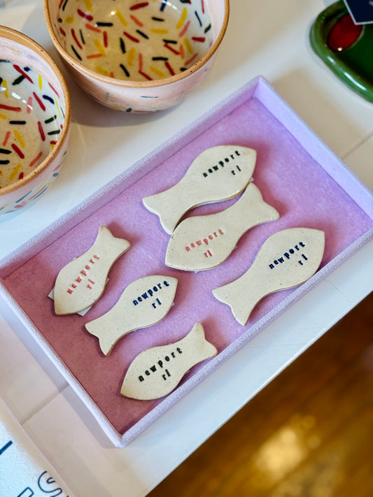 Large Fish Magnet - East Transit Pottery
