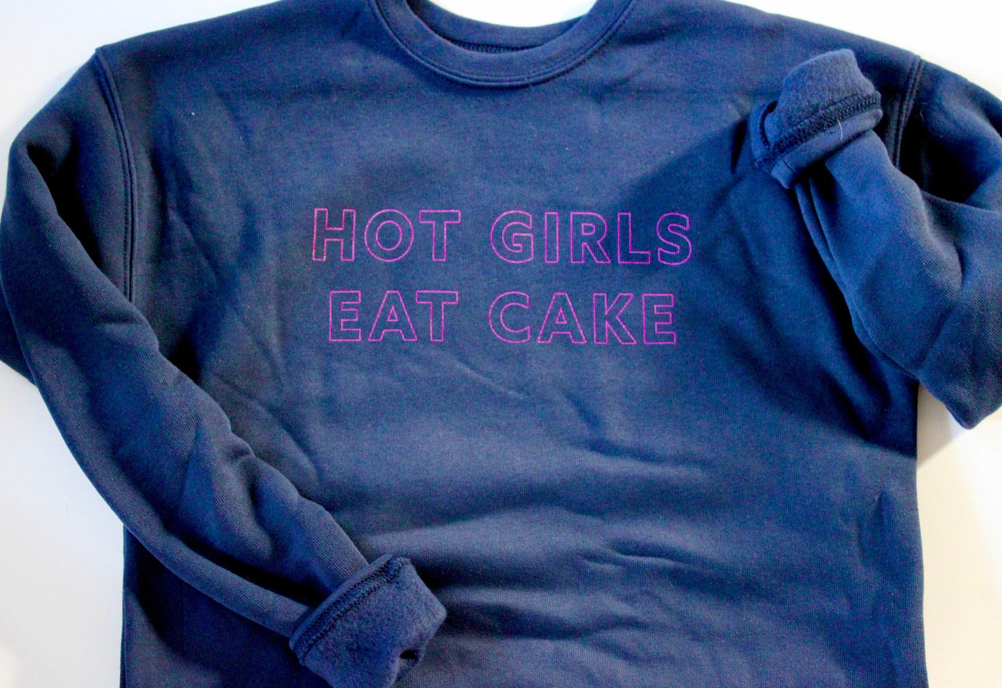 Hot Girls Eat Cake Crewneck