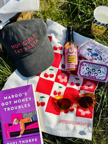 Cherry Picnic Tea Towel