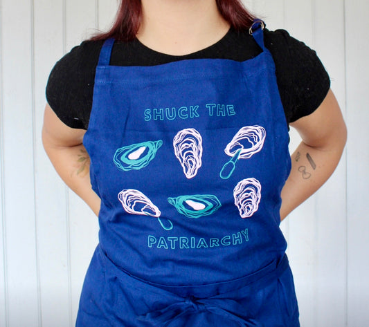 Shuck the Patriarchy Apron