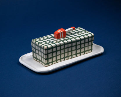 Lobster Trap Butter Dish -Fish Eyed