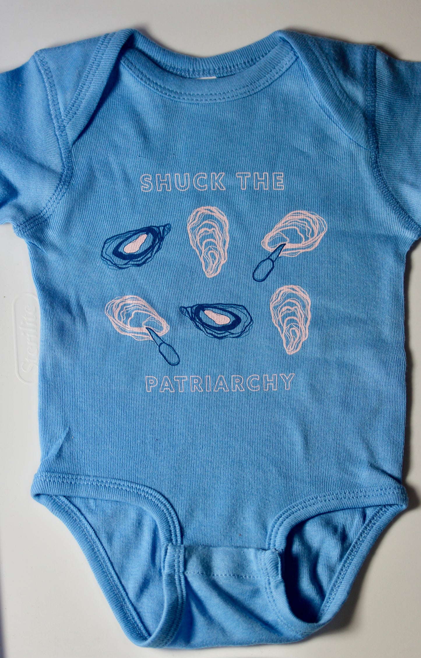 Shuck the Patriarchy Baby Onesie