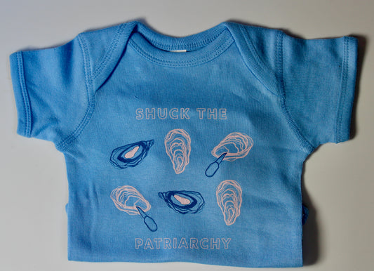 Shuck the Patriarchy Baby Onesie