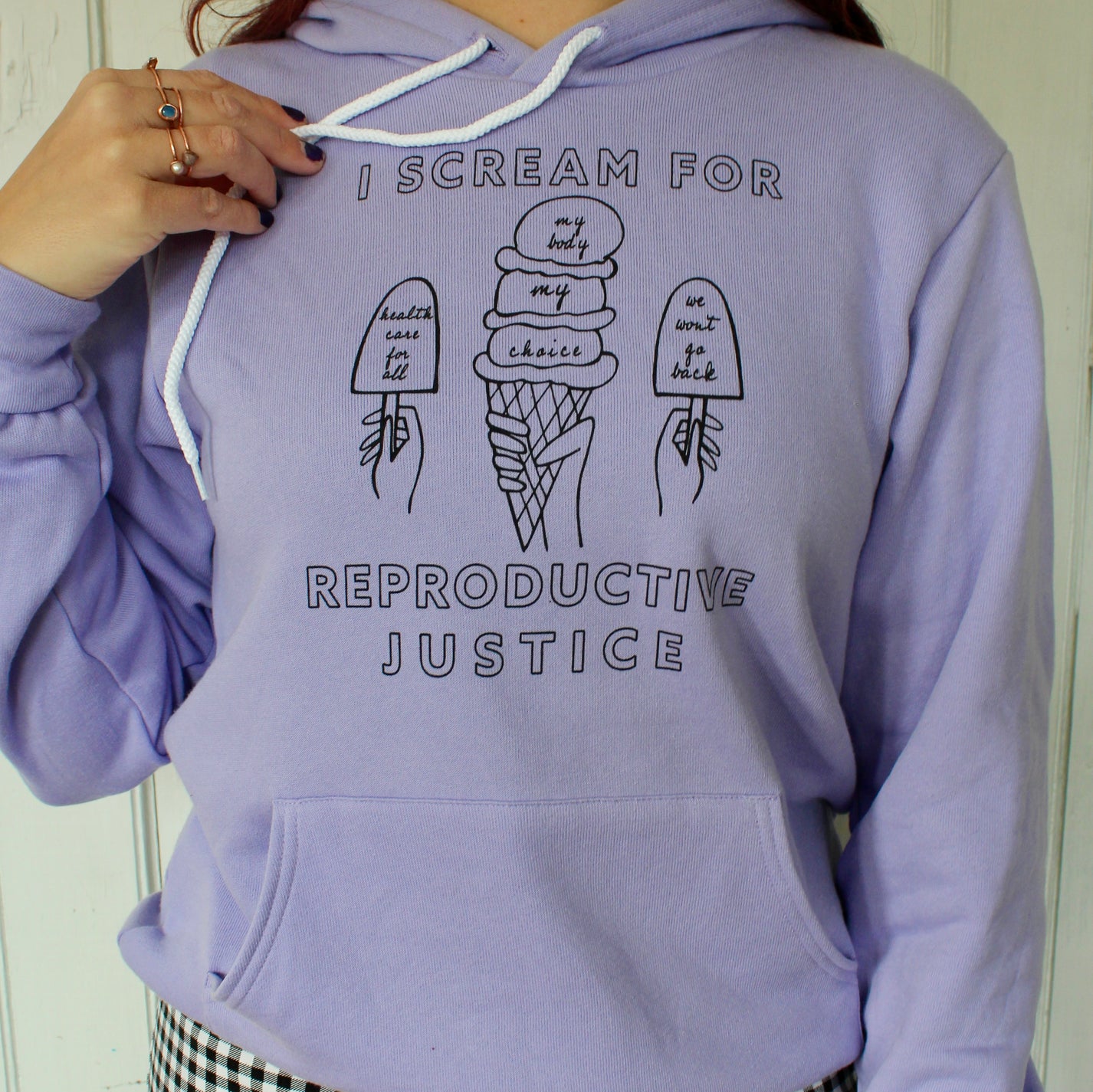 Ice Cream for Reproductive Justice Hoodie Overseasoned