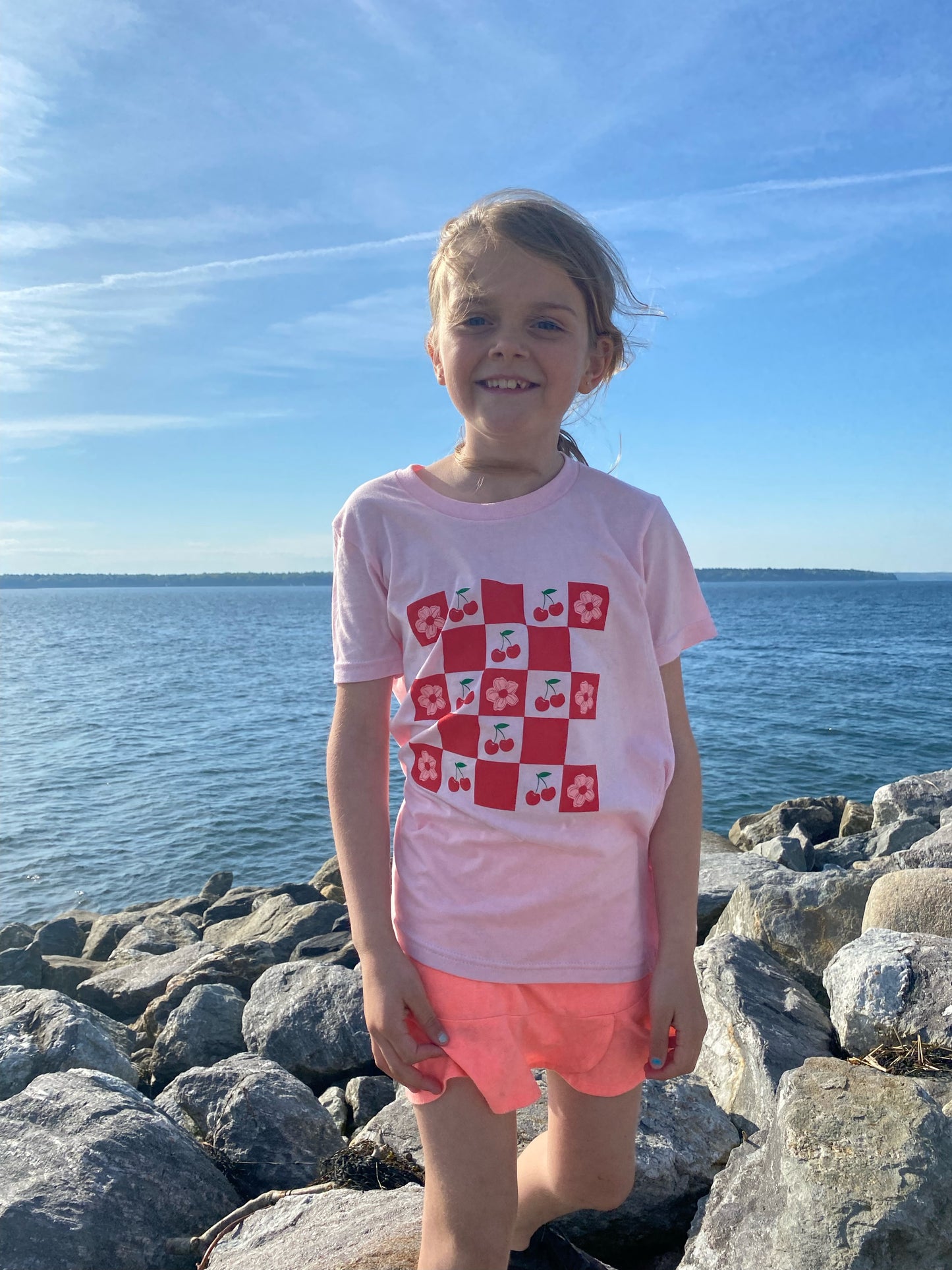 Cherry Picnic Youth T-shirt