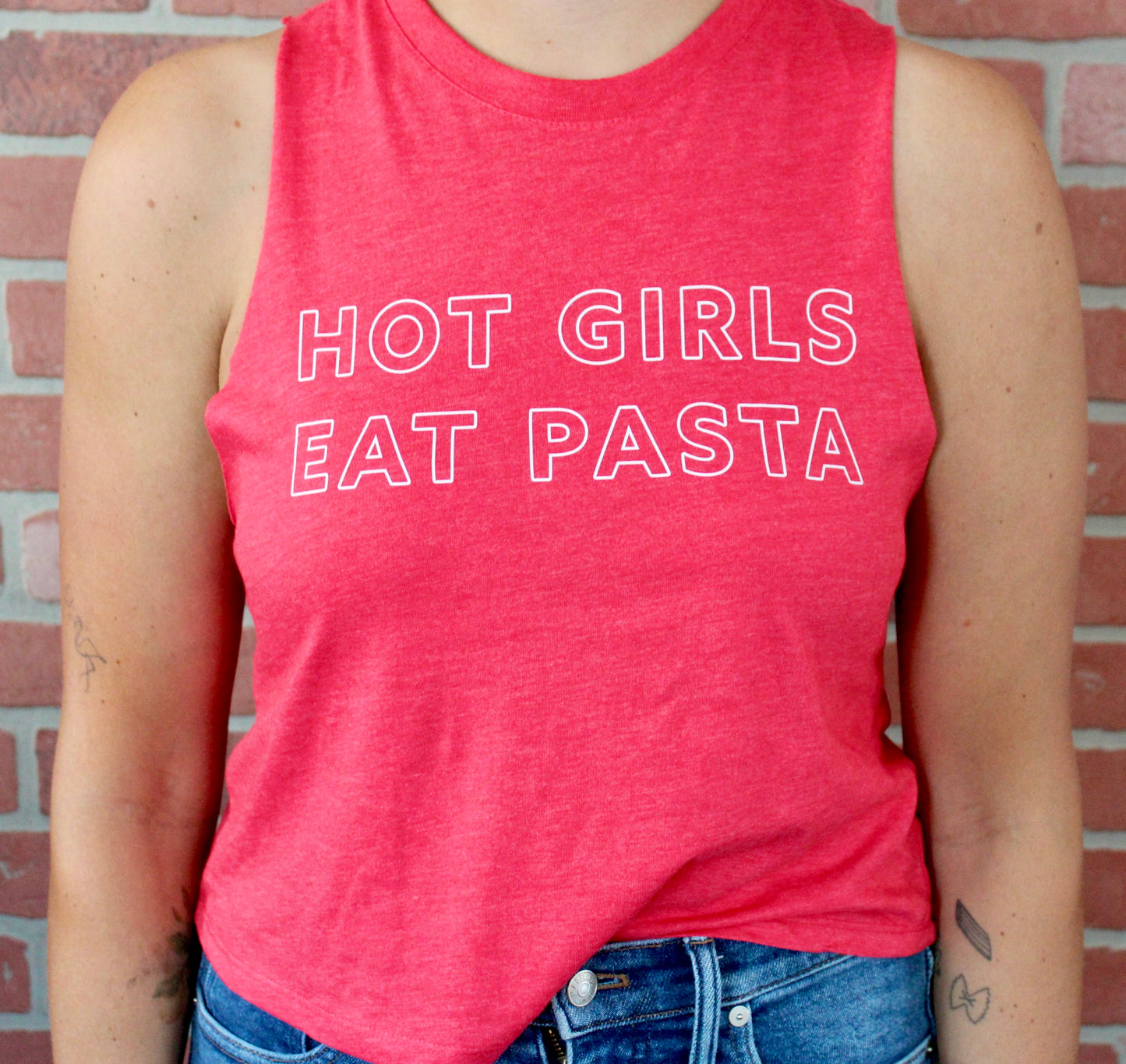 Hot Girls Eat Pasta Tank Top