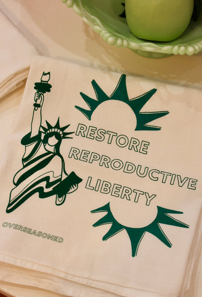 Restore Reproductive Liberty Tea Towel