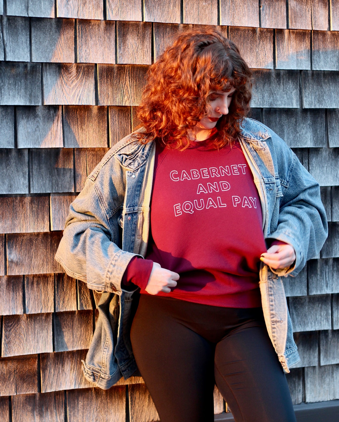 Cabernet and Equal Pay Crewneck