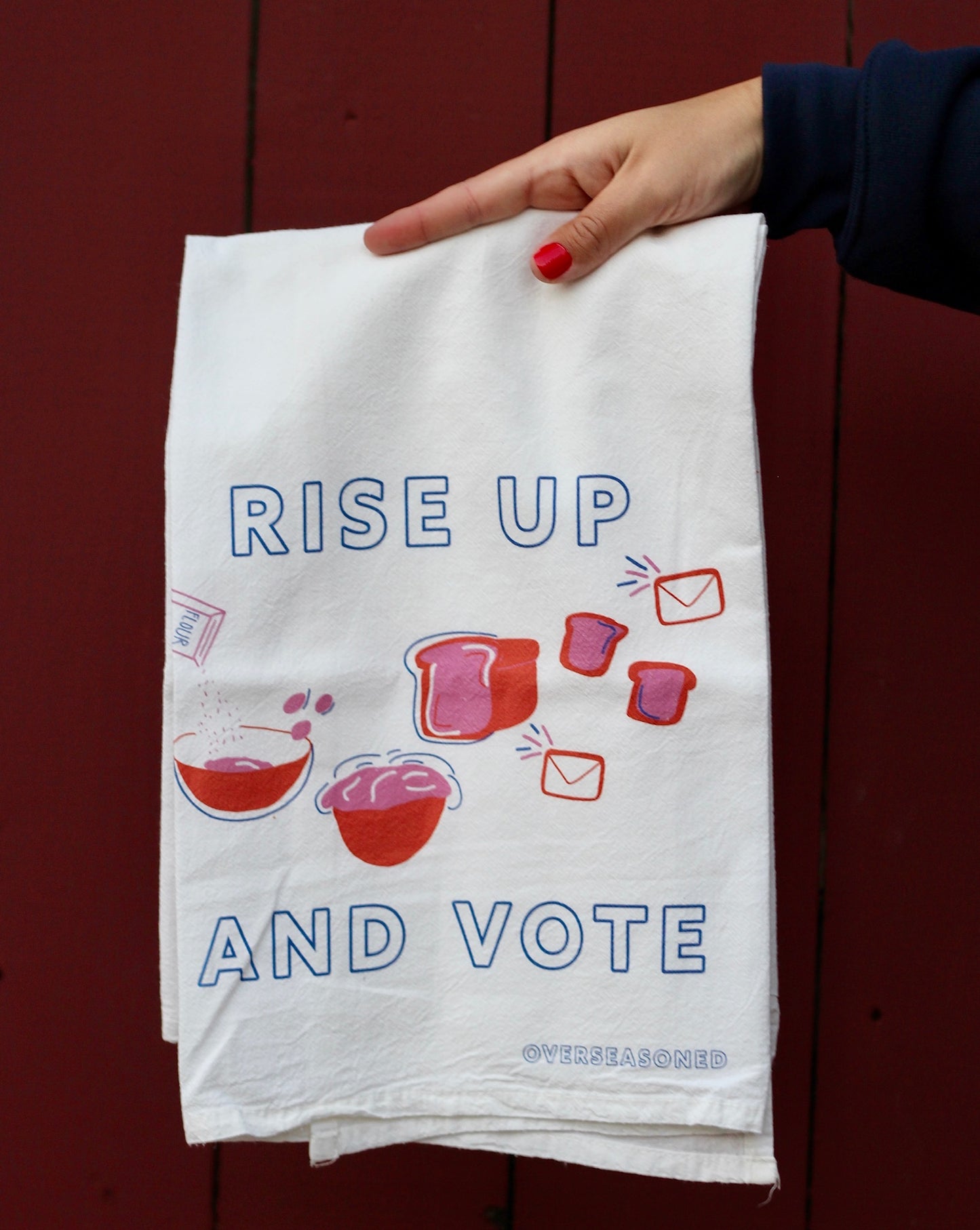 Rise Up and Vote Tea Towel