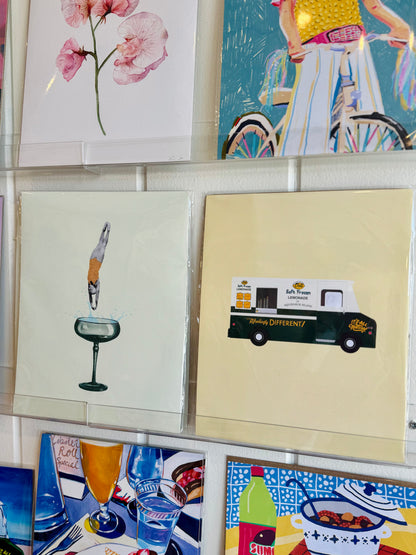Shannon Farrar - Del's truck print