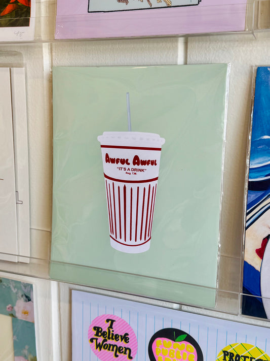 Shannon Farrar - Awful Awful print