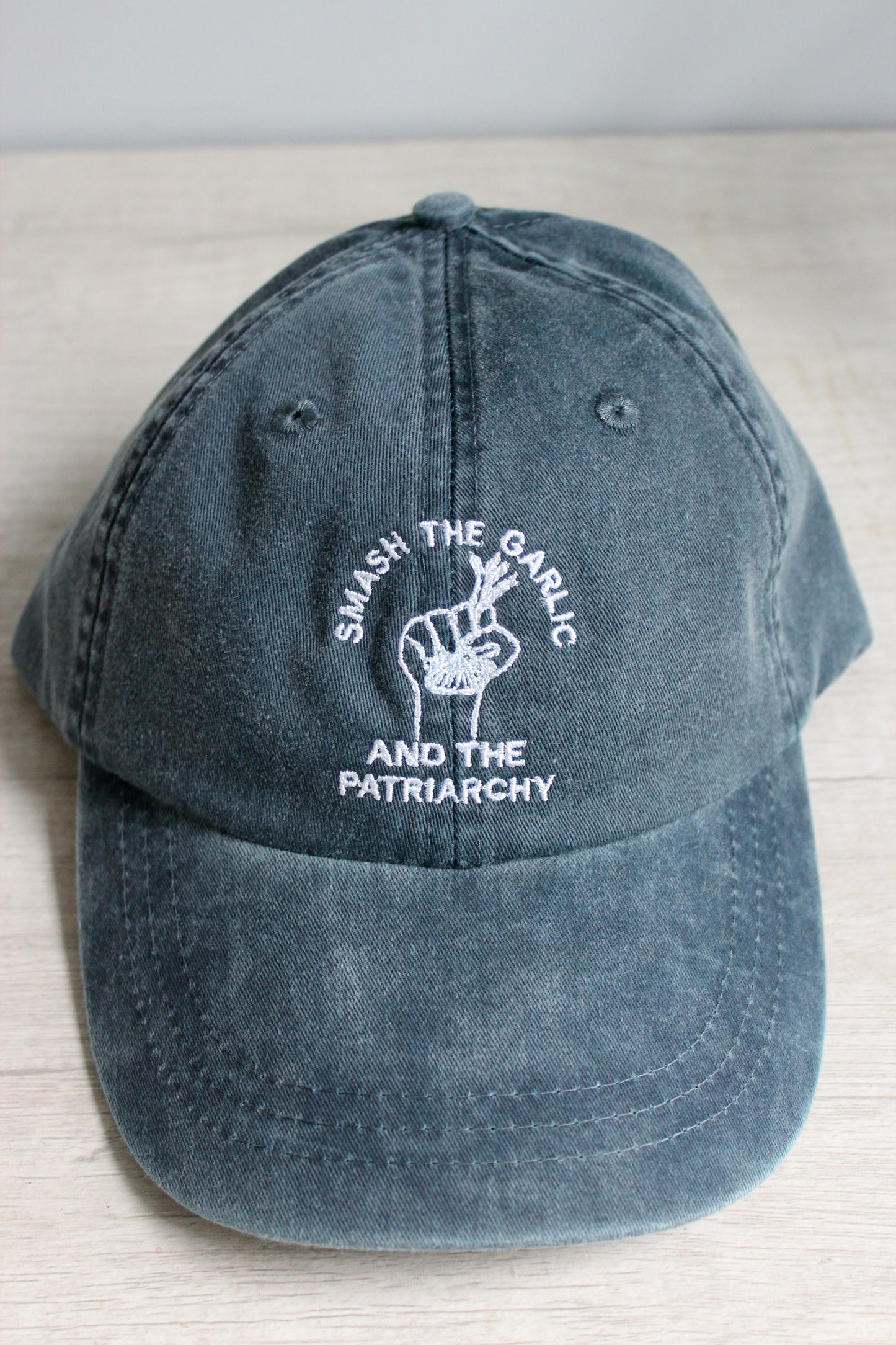 Smash the Garlic and the Patriarchy Baseball Hat