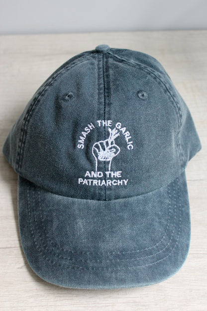 Smash the Garlic and the Patriarchy Baseball Hat