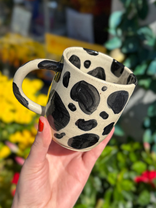 Handmade Cow Mug - East Transit Pottery