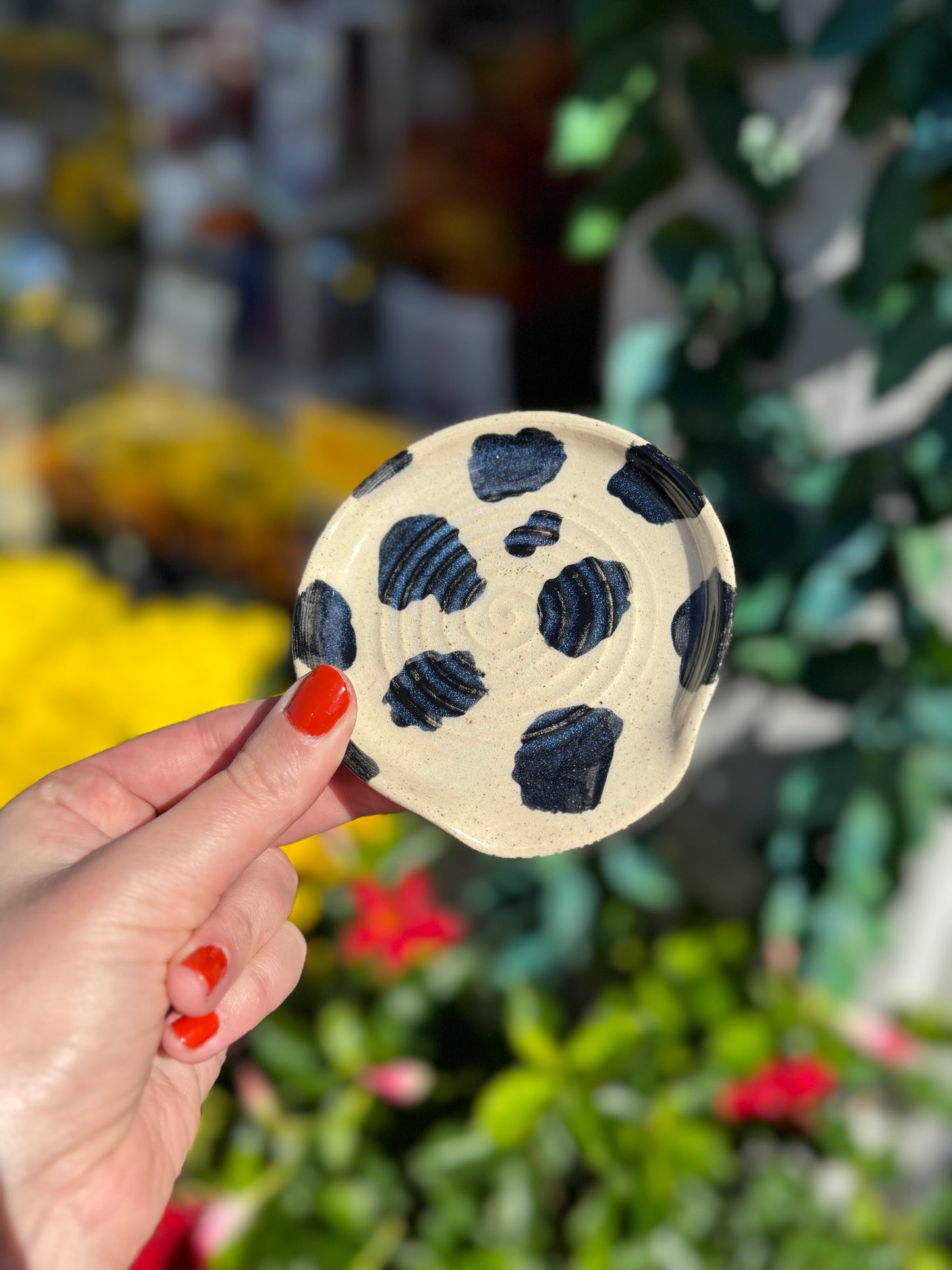 Handmade Cow Spoon Rest - East Transit Pottery