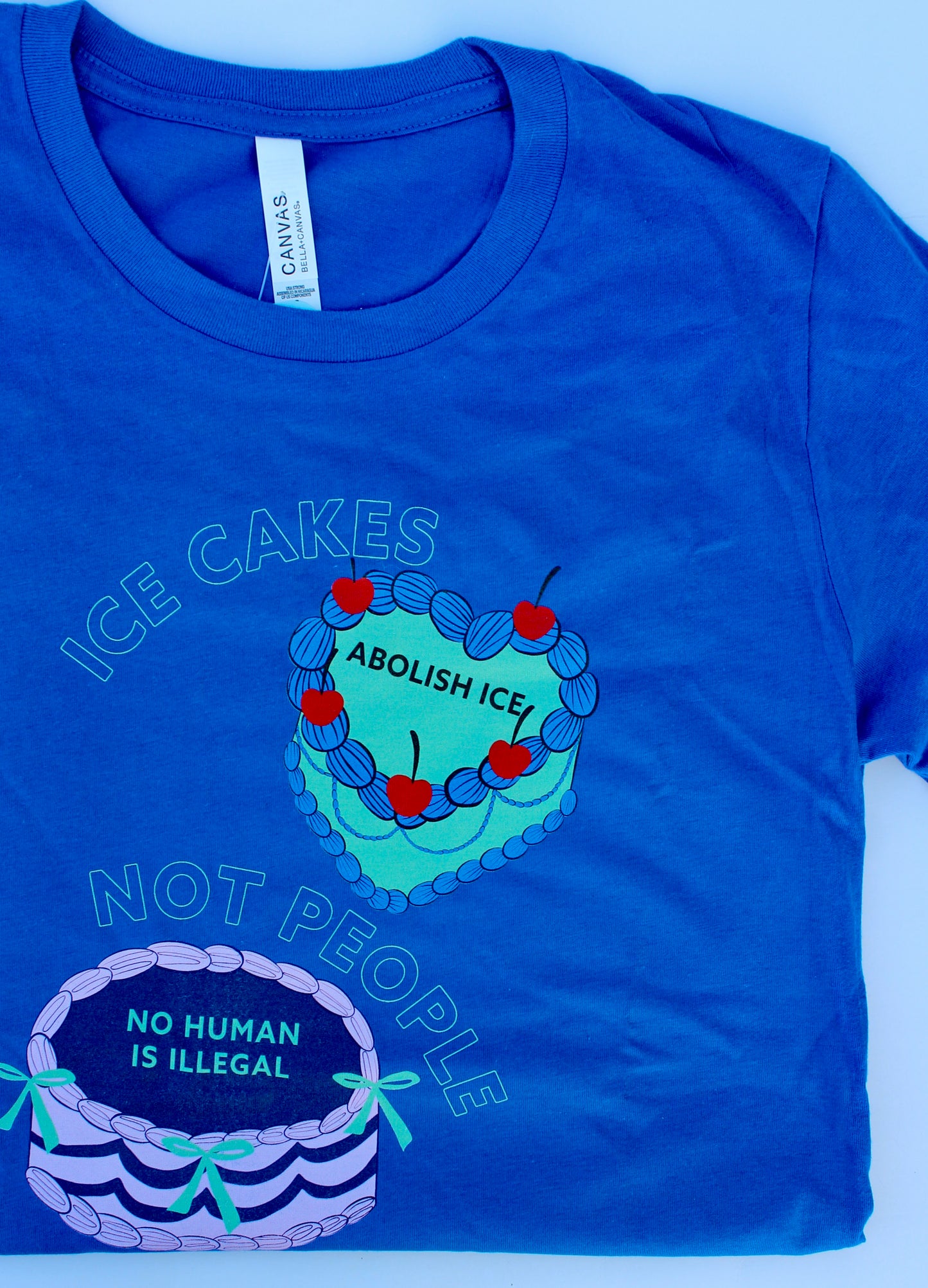 Icing Cakes Pro-Immigrant T-shirt Unisex