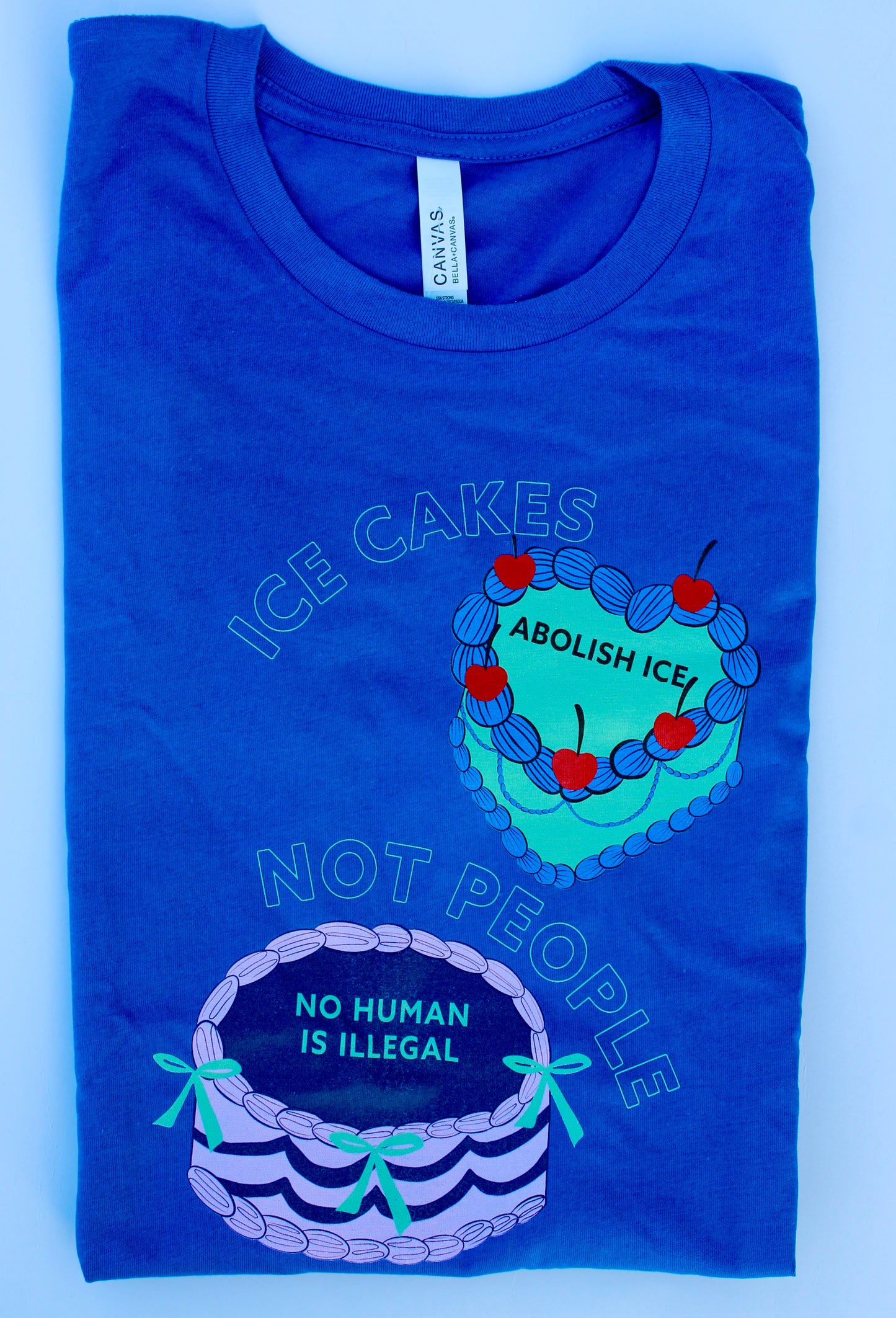 Icing Cakes Pro-Immigrant T-shirt Unisex