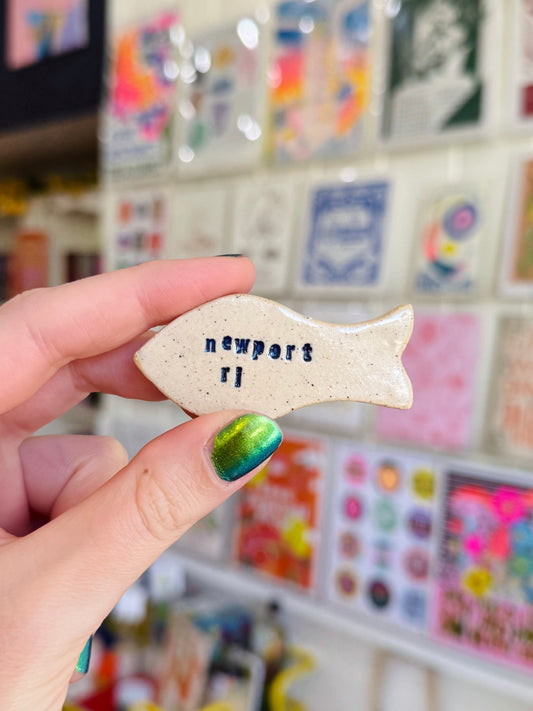 Small Fish Magnet - East Transit Pottery