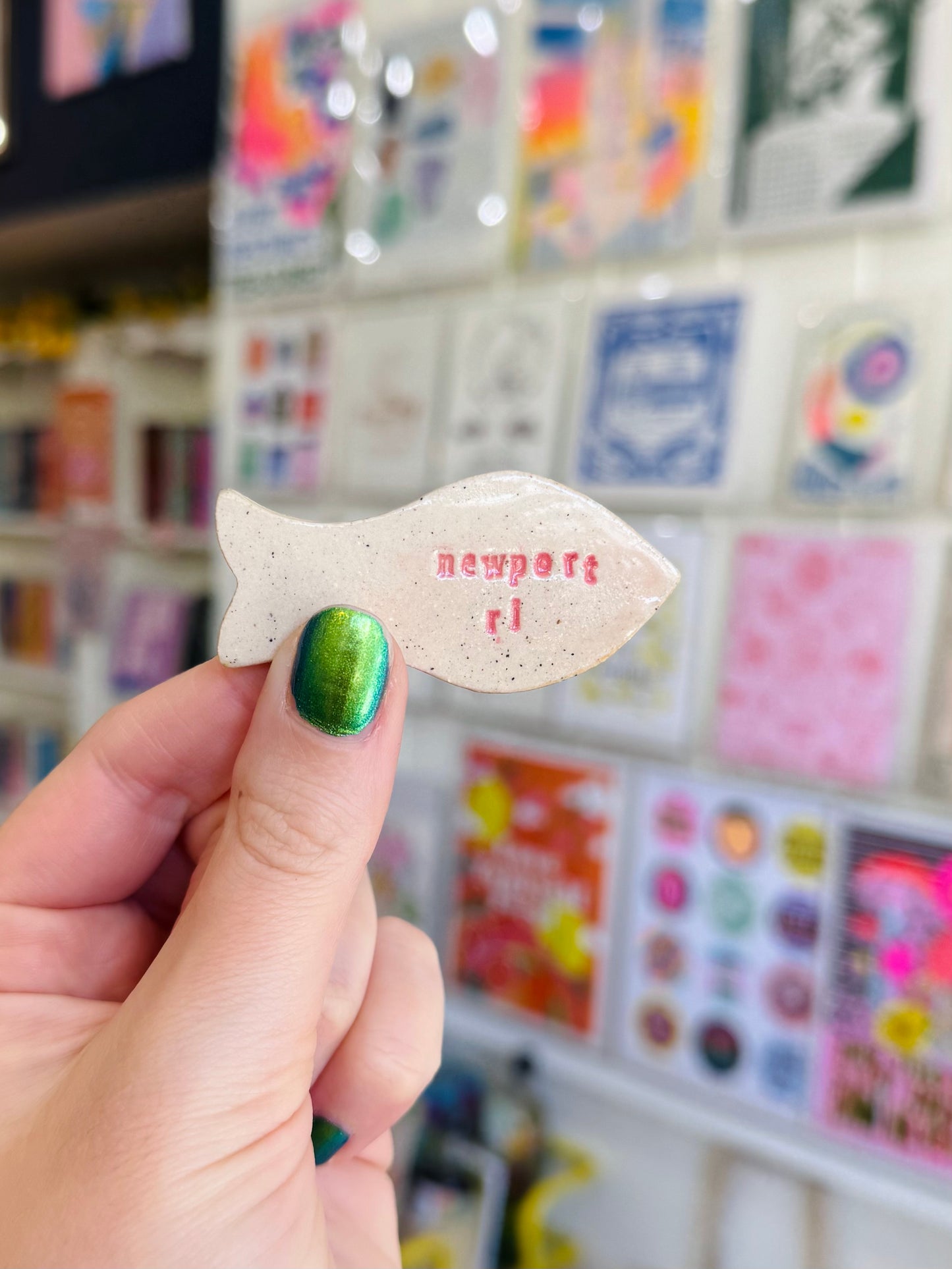 Small Fish Magnet - East Transit Pottery