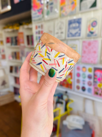 Handmade Sprinkle Cup - East Transit Pottery