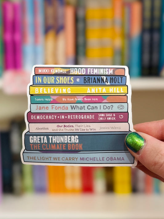 Matriarch Book Stack Sticker - Alexi Sarah Illustration