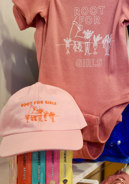 Root for Girls Youth Baseball Hat