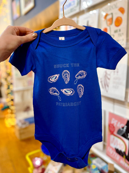Shuck the Patriarchy Baby Onesie