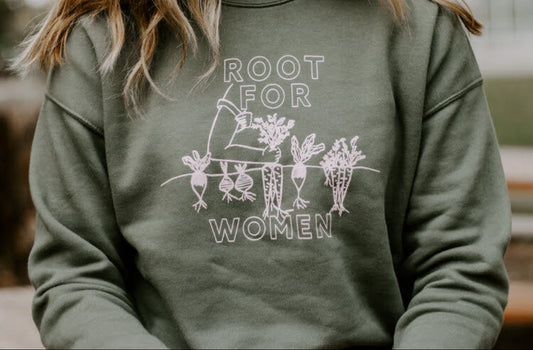 Root for Women Crewneck