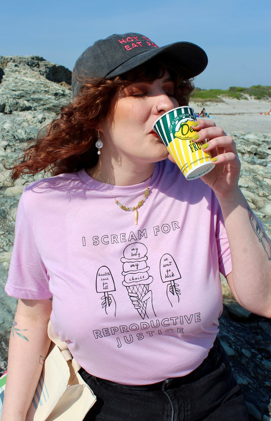 Ice Cream for Reproductive Justice T-shirt