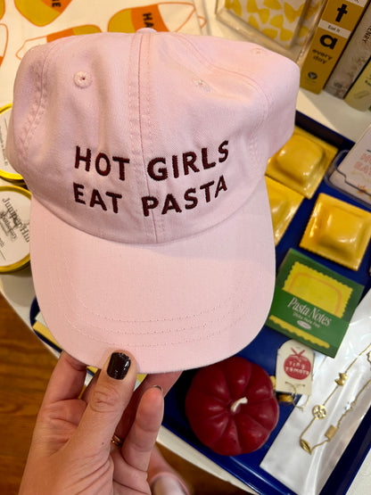 Hot Girls Eat Pasta Baseball Hat