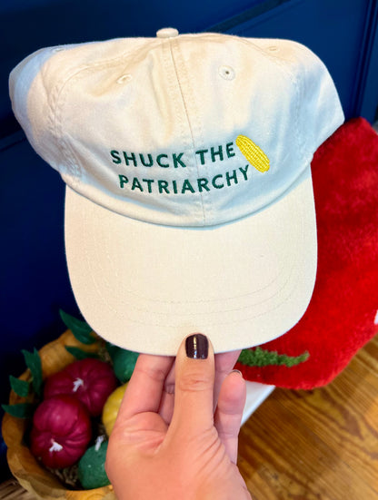 Shuck the Patriarchy Corn Baseball Hat