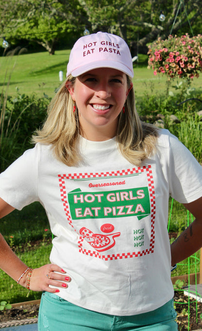 Hot Girls Eat Pizza Women's Heavyweight Tee