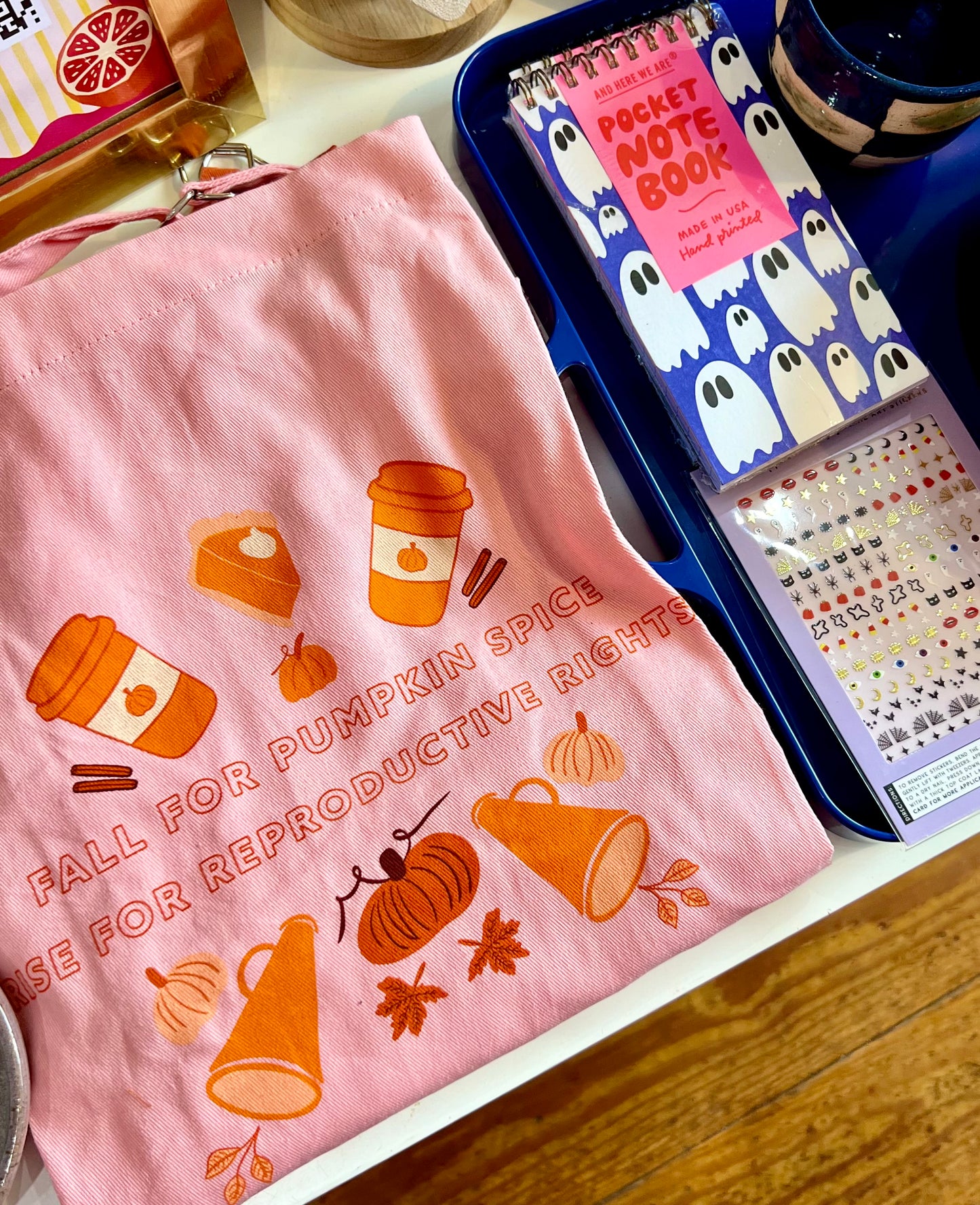 Pumpkin Spice and Reproductive Rights Apron