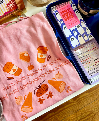 Pumpkin Spice and Reproductive Rights Apron