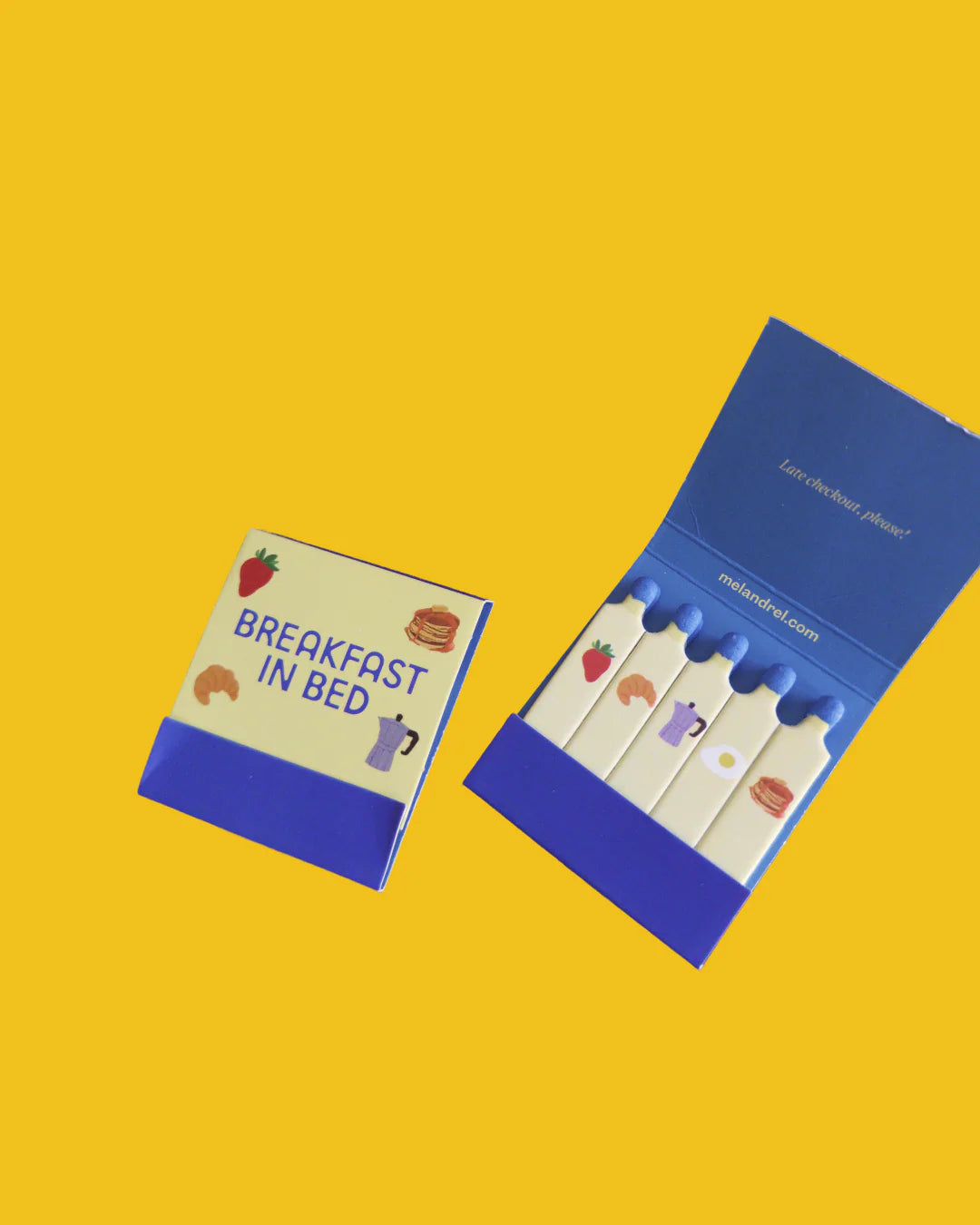 Breakfast in Bed Matchbook - Mel Andrel