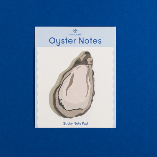 Mel Andrel - Oyster Die Cut Post-it-Notes