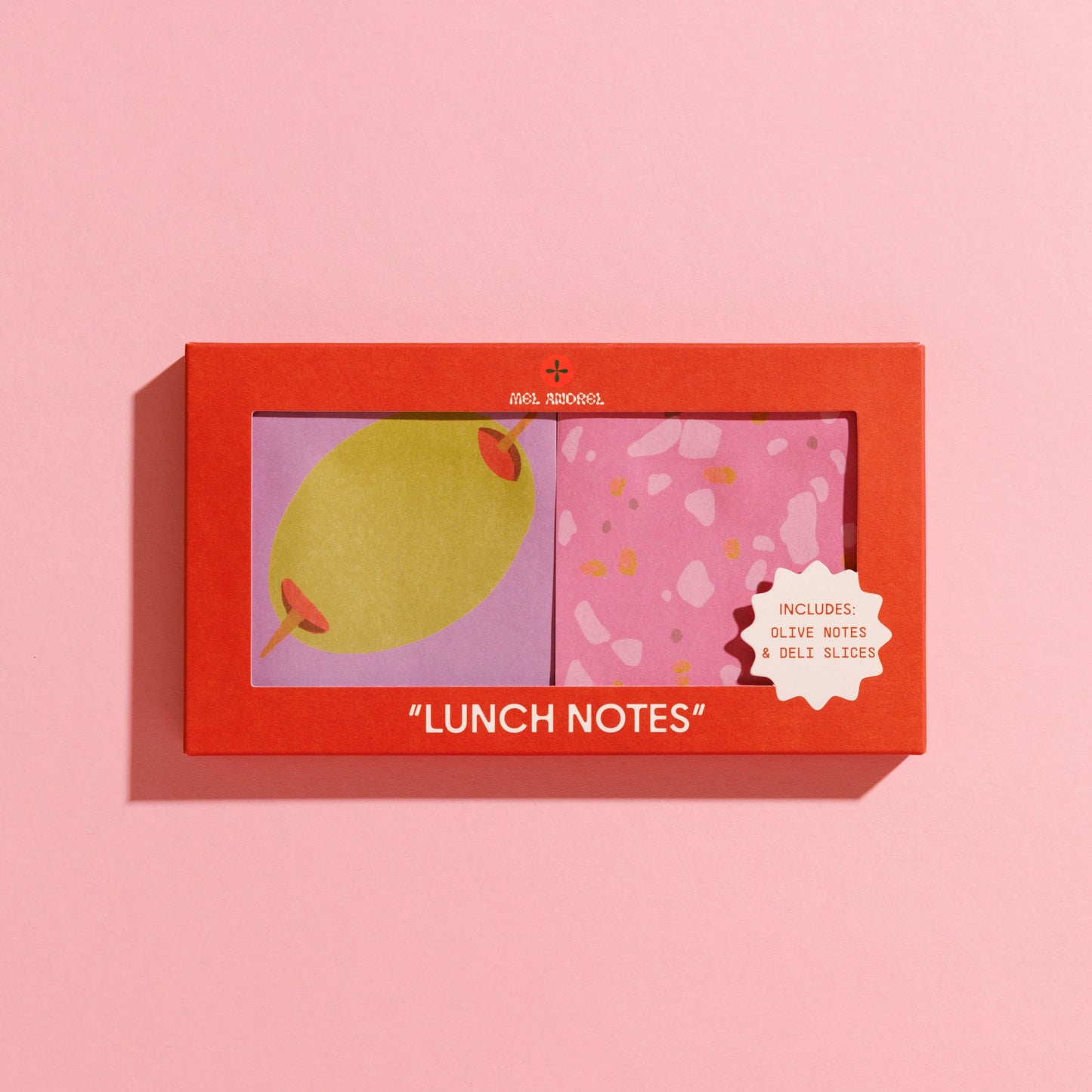 Lunch Notes- Sticky Note 2 Pack- Mel Andrel