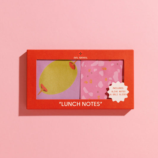 Lunch Notes- Sticky Note 2 Pack- Mel Andrel