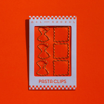 Pasta Paper Clips- Mel Andrel