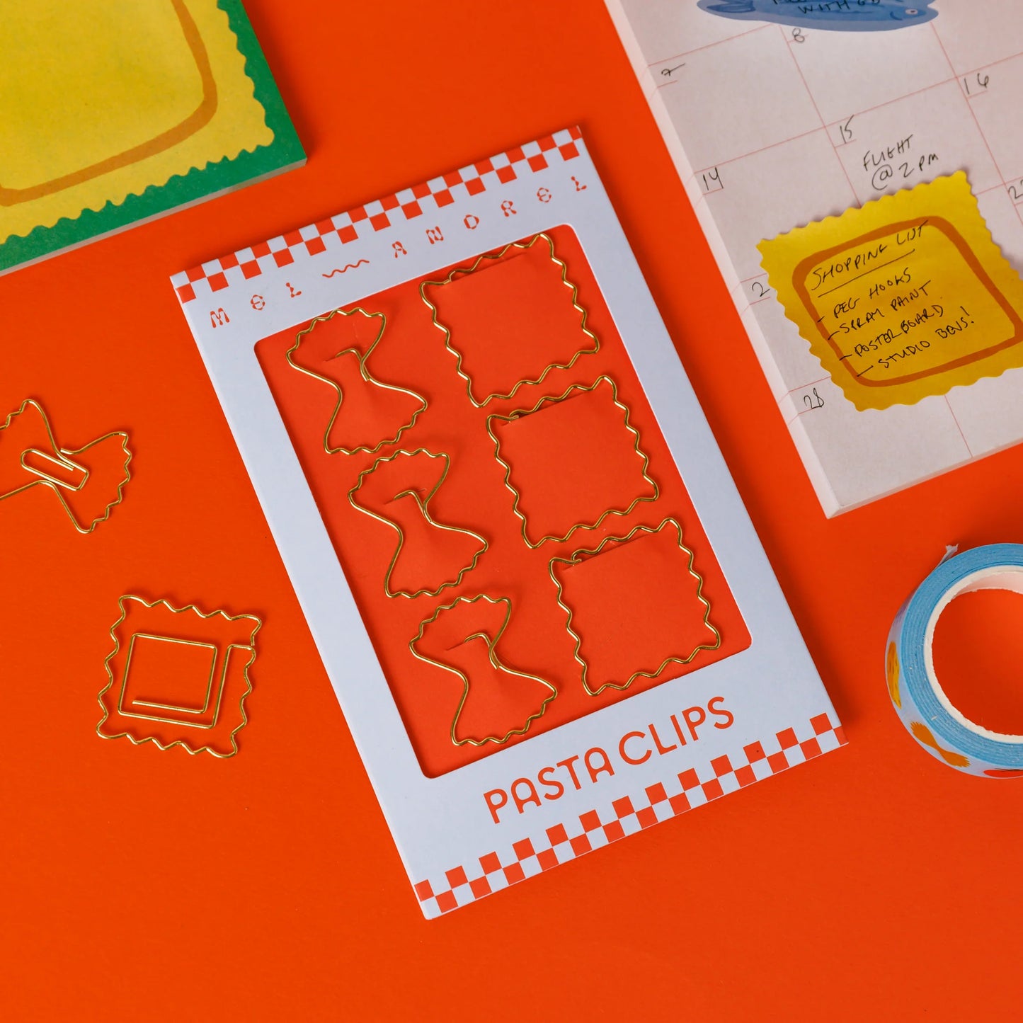 Pasta Paper Clips- Mel Andrel