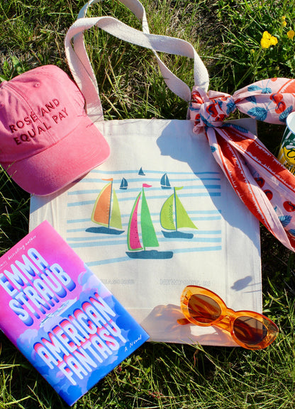 Fruity Sailboats Tote Bag
