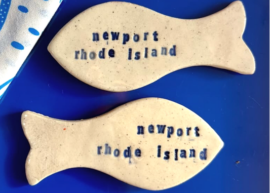 Large Fish Magnet - East Transit Pottery