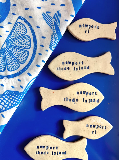 Large Fish Magnet - East Transit Pottery