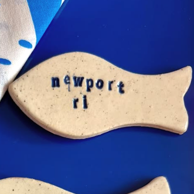 Small Fish Magnet - East Transit Pottery