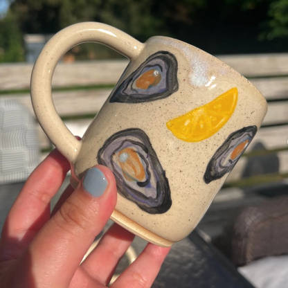Handmade Oyster Mug - East Transit Pottery